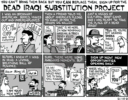 Ted Rall on Saturday December 3, 2005 Comic Strip