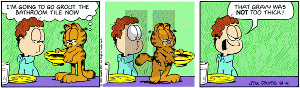Garfield on Thursday September 4, 1997 Comic Strip