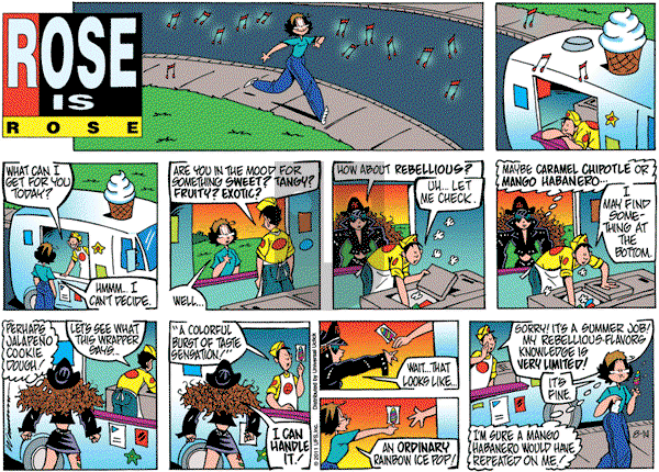 Rose is Rose on Sunday August 14, 2011 Comic Strip