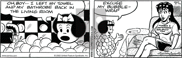 Nancy on Thursday March 21, 2002 Comic Strip