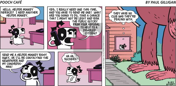 Pooch Cafe on Sunday May 27, 2018 Comic Strip