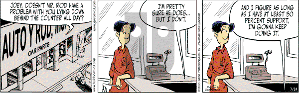 Baldo on Thursday July 24, 2008 Comic Strip