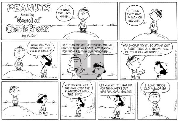 Peanuts on Sunday December 29, 1985 Comic Strip