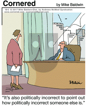 Cornered on Thursday October 5, 2017 Comic Strip