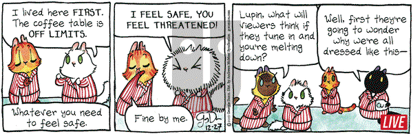 Breaking Cat News on Friday December 27, 2019 Comic Strip