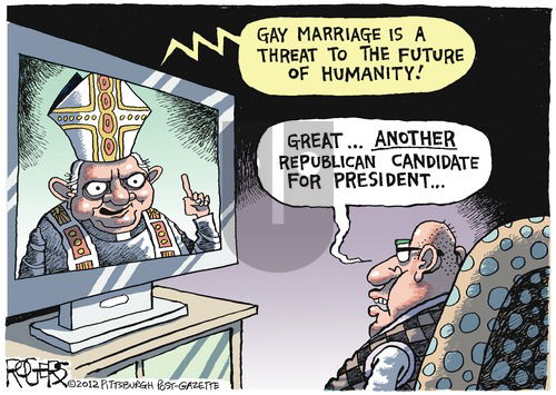 Rob Rogers on Sunday January 15, 2012 Comic Strip