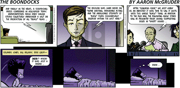 The Boondocks - Sunday May 27, 2001 Comic Strip