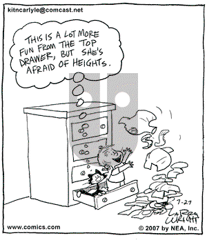Kit 'N' Carlyle on Saturday December 22, 2007 Comic Strip
