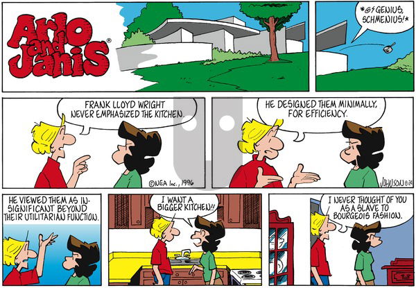 Arlo and Janis on Sunday August 24, 1997 Comic Strip