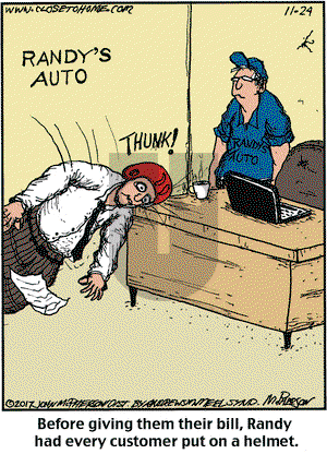 Close to Home on Friday November 24, 2017 Comic Strip