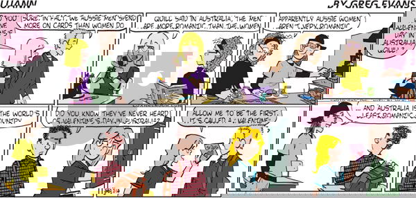 Luann on Sunday February 14, 2010 Comic Strip