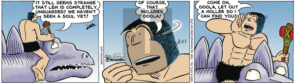 Alley Oop on Tuesday February 11, 2014 Comic Strip