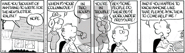 Drabble on Saturday March 8, 2008 Comic Strip