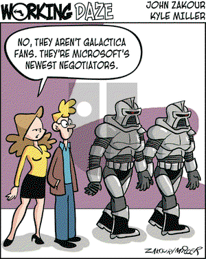 Working Daze on Thursday April 17, 2008 Comic Strip
