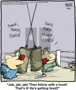 In the Bleachers on Wednesday July 30, 2014 Comic Strip
