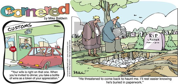 Cornered on Sunday February 17, 2013 Comic Strip