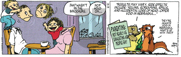 Over the Hedge on Wednesday October 10, 2007 Comic Strip