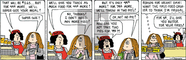 Cathy Classics - Saturday January 21, 2012 Comic Strip