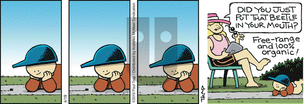 Thatababy on Saturday April 19, 2025 Comic Strip