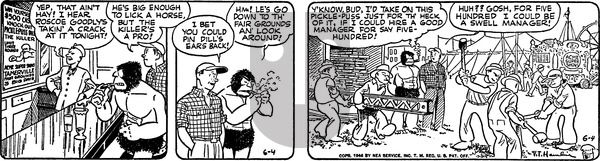 Alley Oop on Tuesday June 4, 1946 Comic Strip