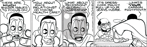 Maintaining on Monday April 28, 2008 Comic Strip