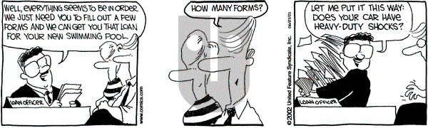 The Buckets on Wednesday July 31, 2002 Comic Strip