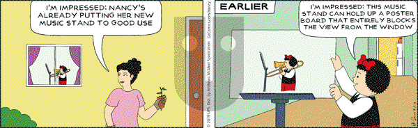 Nancy on Friday August 2, 2019 Comic Strip