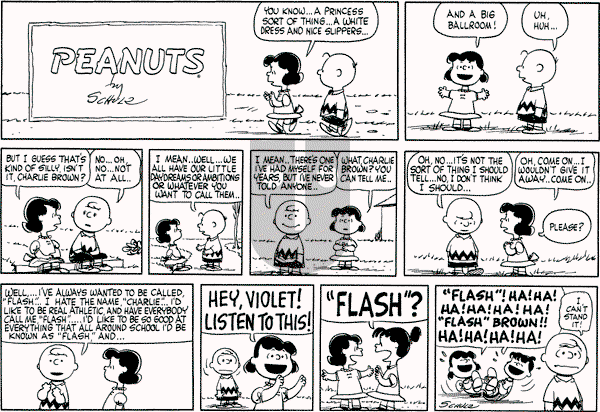 Peanuts - Sunday February 4, 1962 Comic Strip