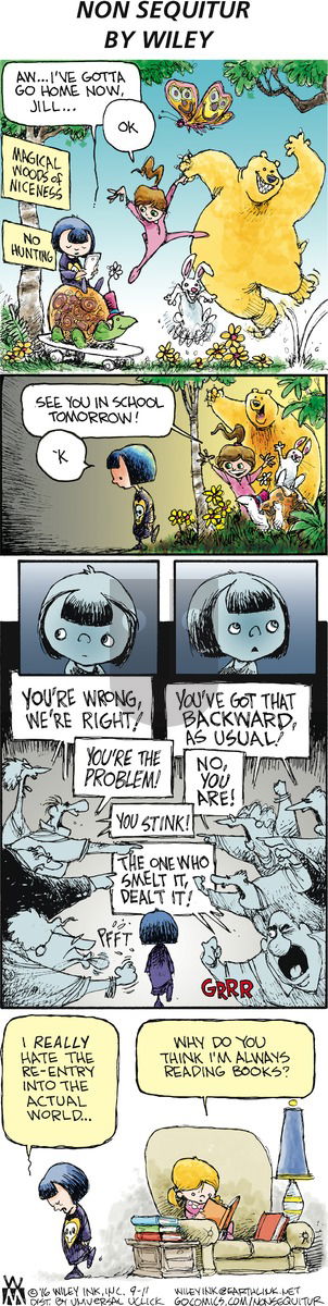 Non Sequitur on Sunday September 11, 2016 Comic Strip