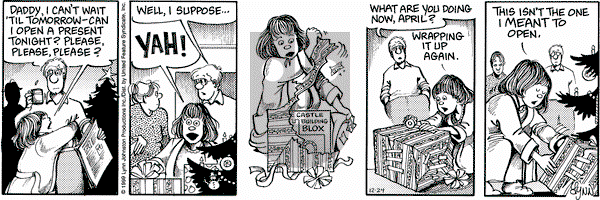 For Better or For Worse - Friday December 24, 1999 Comic Strip