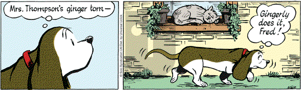 Fred Basset on Friday September 16, 2016 Comic Strip