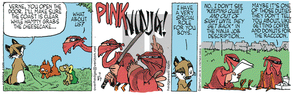 Over the Hedge on Thursday July 27, 2006 Comic Strip