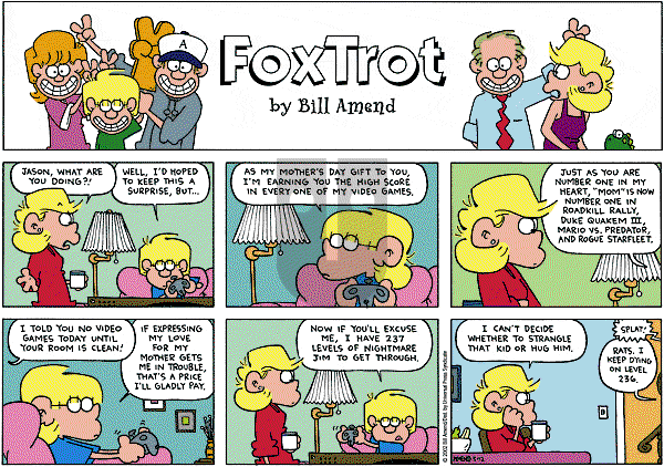 FoxTrot - Sunday May 12, 2002 Comic Strip