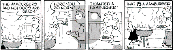 Drabble on Friday June 20, 2003 Comic Strip