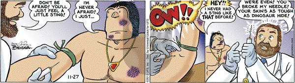 Alley Oop on Wednesday November 27, 2013 Comic Strip