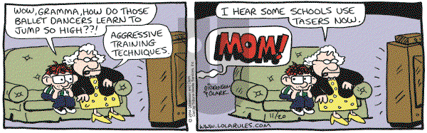 Lola on Saturday November 20, 2004 Comic Strip
