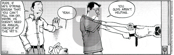 Get Fuzzy on Wednesday August 23, 2000 Comic Strip