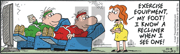 Frank and Ernest on Friday October 4, 2013 Comic Strip