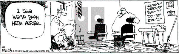 The Buckets on Saturday February 3, 2001 Comic Strip