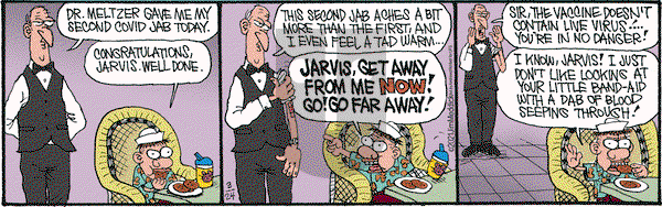 Monty on Wednesday March 24, 2021 Comic Strip