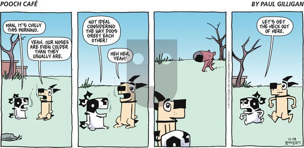 Pooch Cafe on Sunday November 19, 2017 Comic Strip