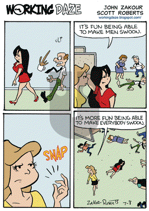 Working Daze on Wednesday July 8, 2009 Comic Strip