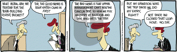 The Buckets on Tuesday February 27, 2018 Comic Strip
