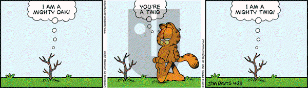 Garfield - Tuesday April 29, 2014 Comic Strip