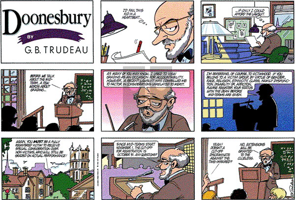 Doonesbury on Sunday October 9, 1994 Comic Strip