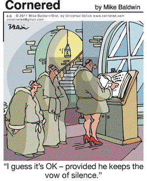 Cornered on Wednesday April 6, 2011 Comic Strip
