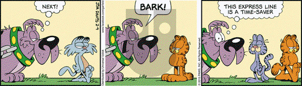 Garfield on Wednesday February 4, 2015 Comic Strip