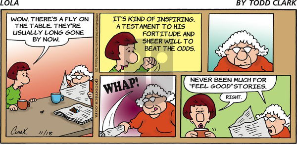 Lola on Sunday November 18, 2012 Comic Strip
