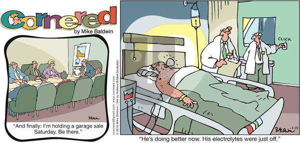 Cornered on Sunday April 29, 2018 Comic Strip