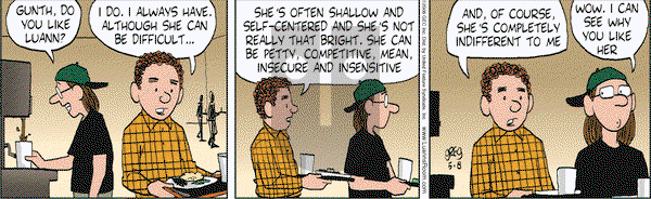 Luann on Thursday May 8, 2008 Comic Strip